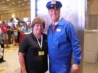 Jill with the Maytag repair man Fall of 2009.